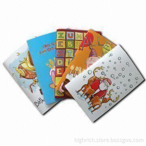Voice Recording Greeting Card with Light Indicator, Customer's Printing Requirements are Accepted